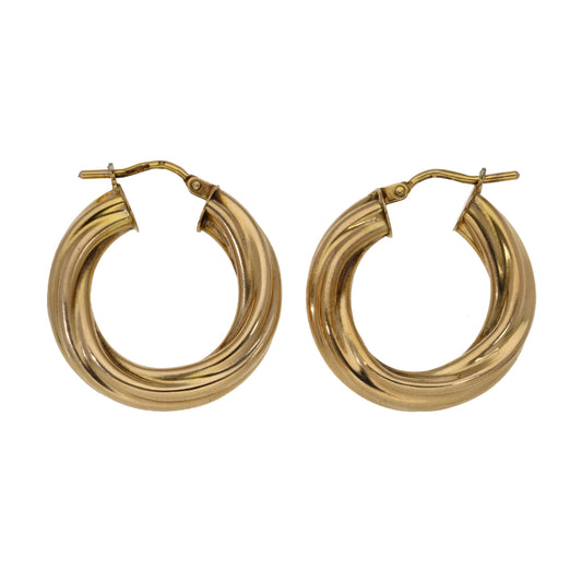 9ct Gold Hoop Earrings
