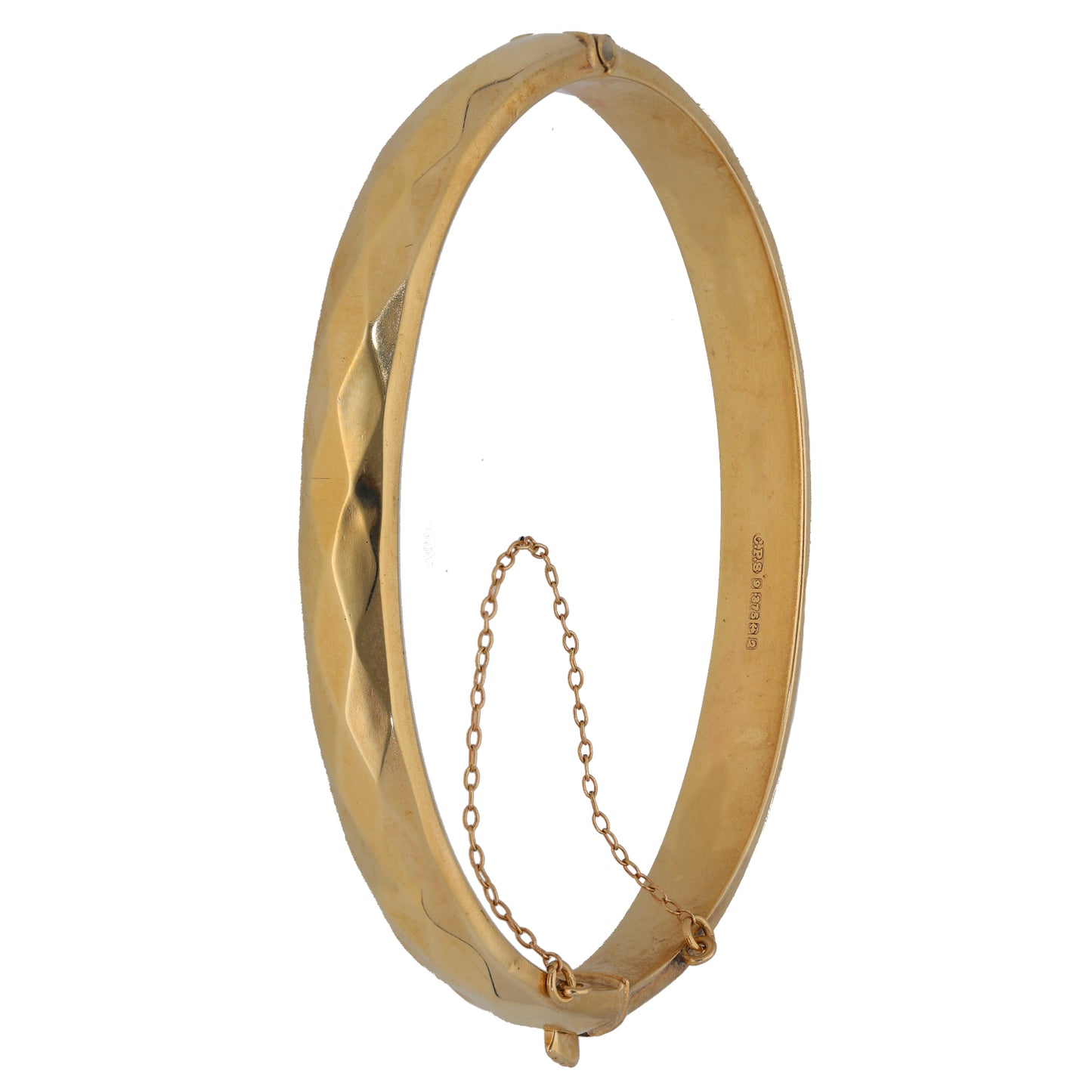 9ct Gold Hinged/Clasp Bangle