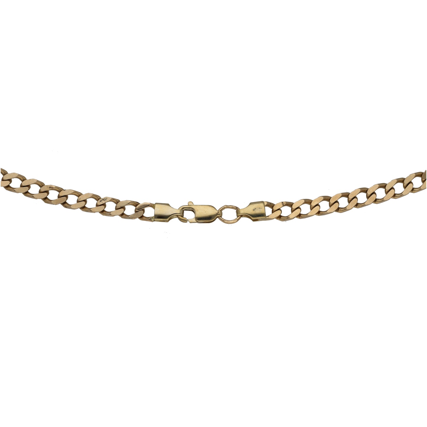 9ct Gold Curb Chain 20"