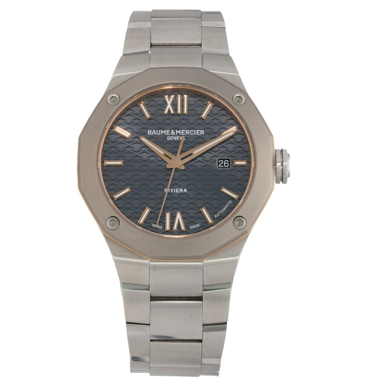 Baume Et Mercier Rivera 65915 42mm Stainless Steel Watch