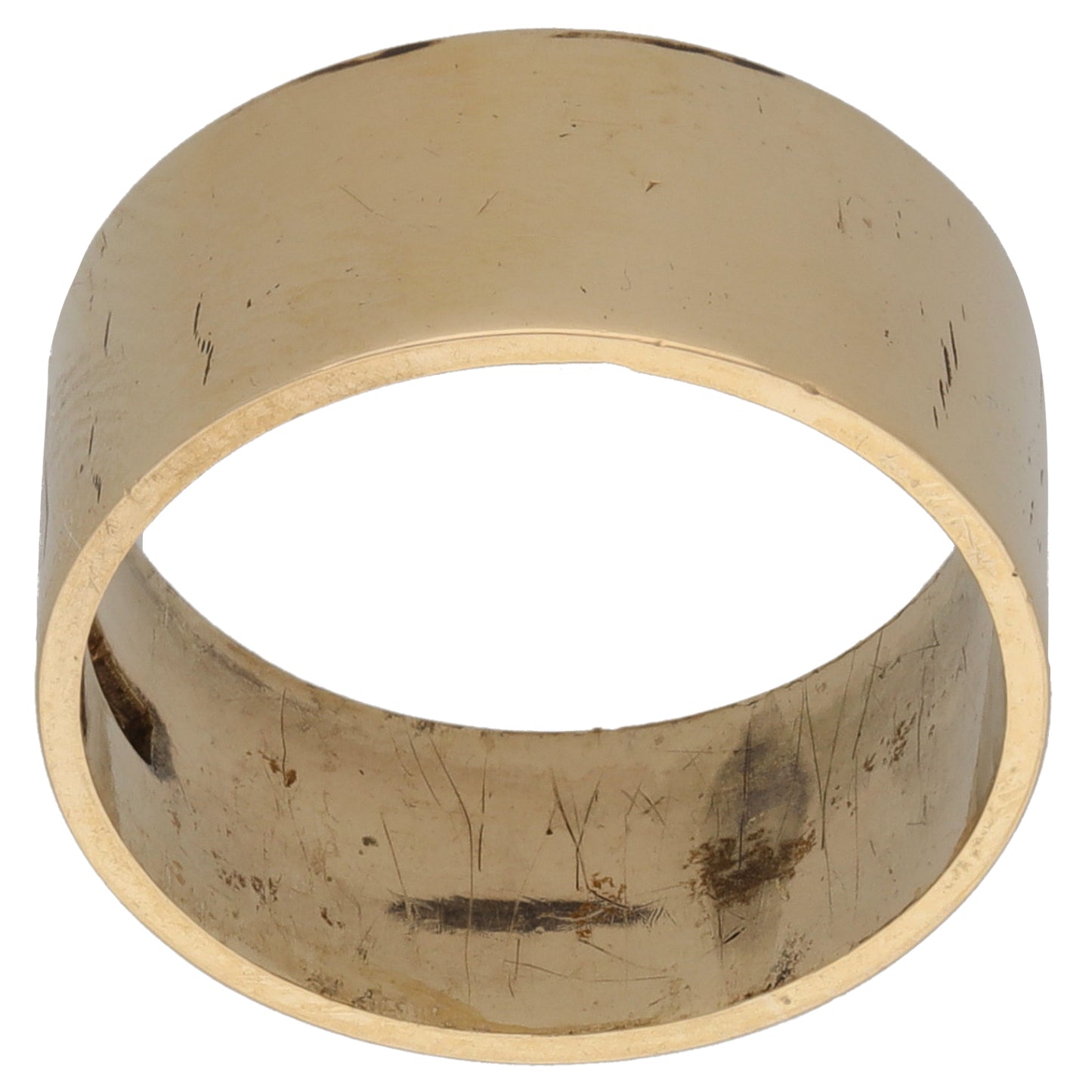 9ct Gold Plain Wedding Ring Size L
