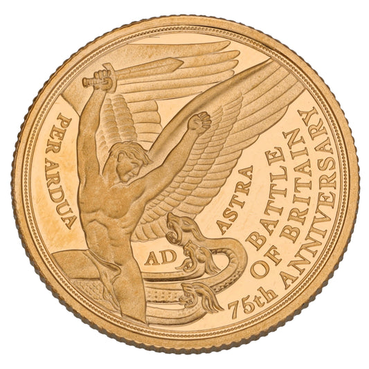 22ct Gold Battle Of Britain 75th Anniversary Full Sovereign Coin 2015