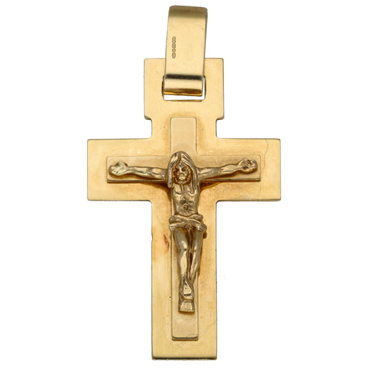 9ct Gold Crucifix Pendant