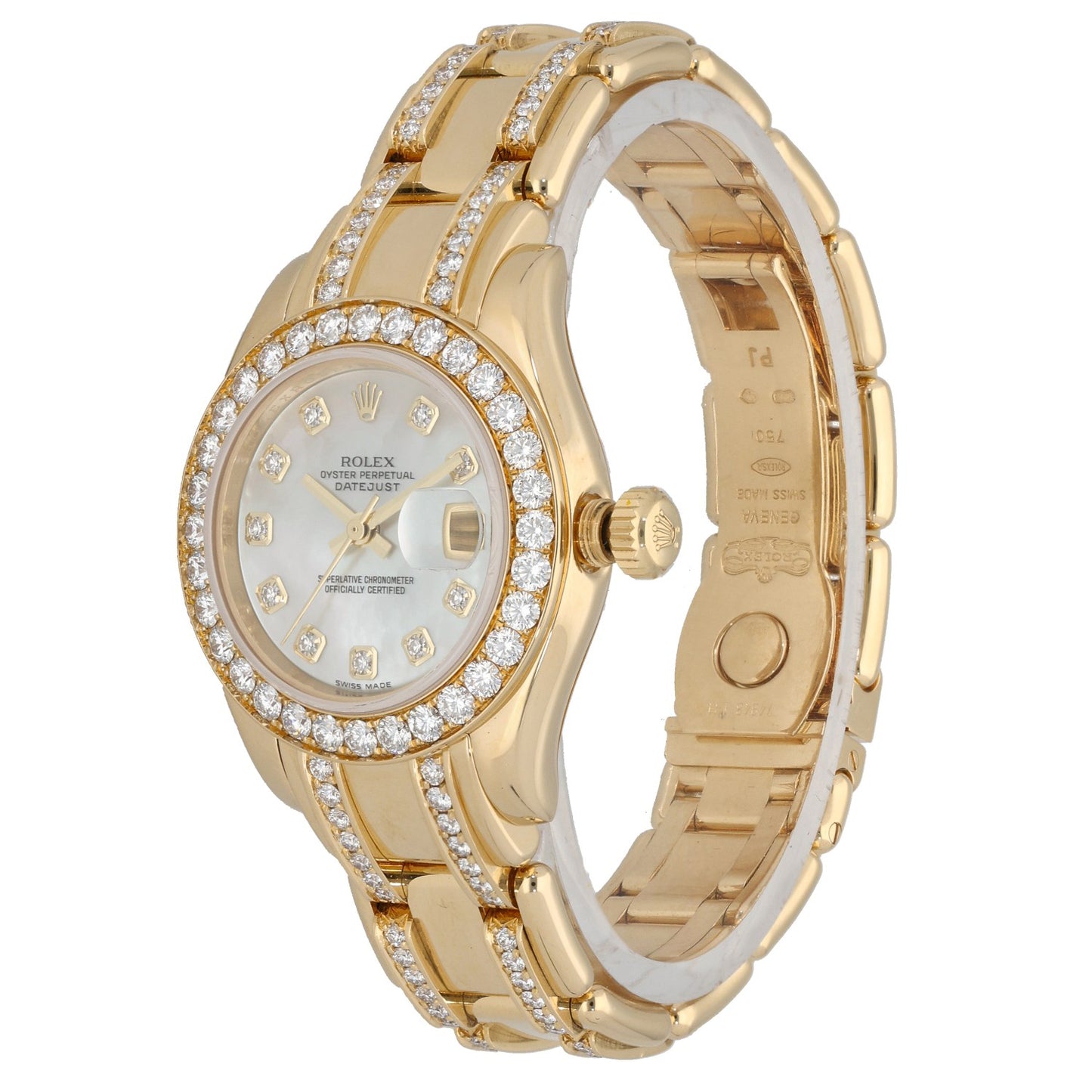 Rolex Pearlmaster 80298 29mm Gold Watch