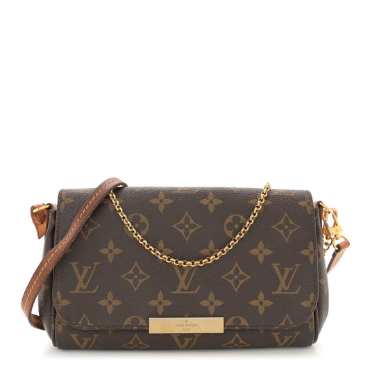 Louis Vuitton Favorite PM Monogram Coated Canvas Bag - Brown