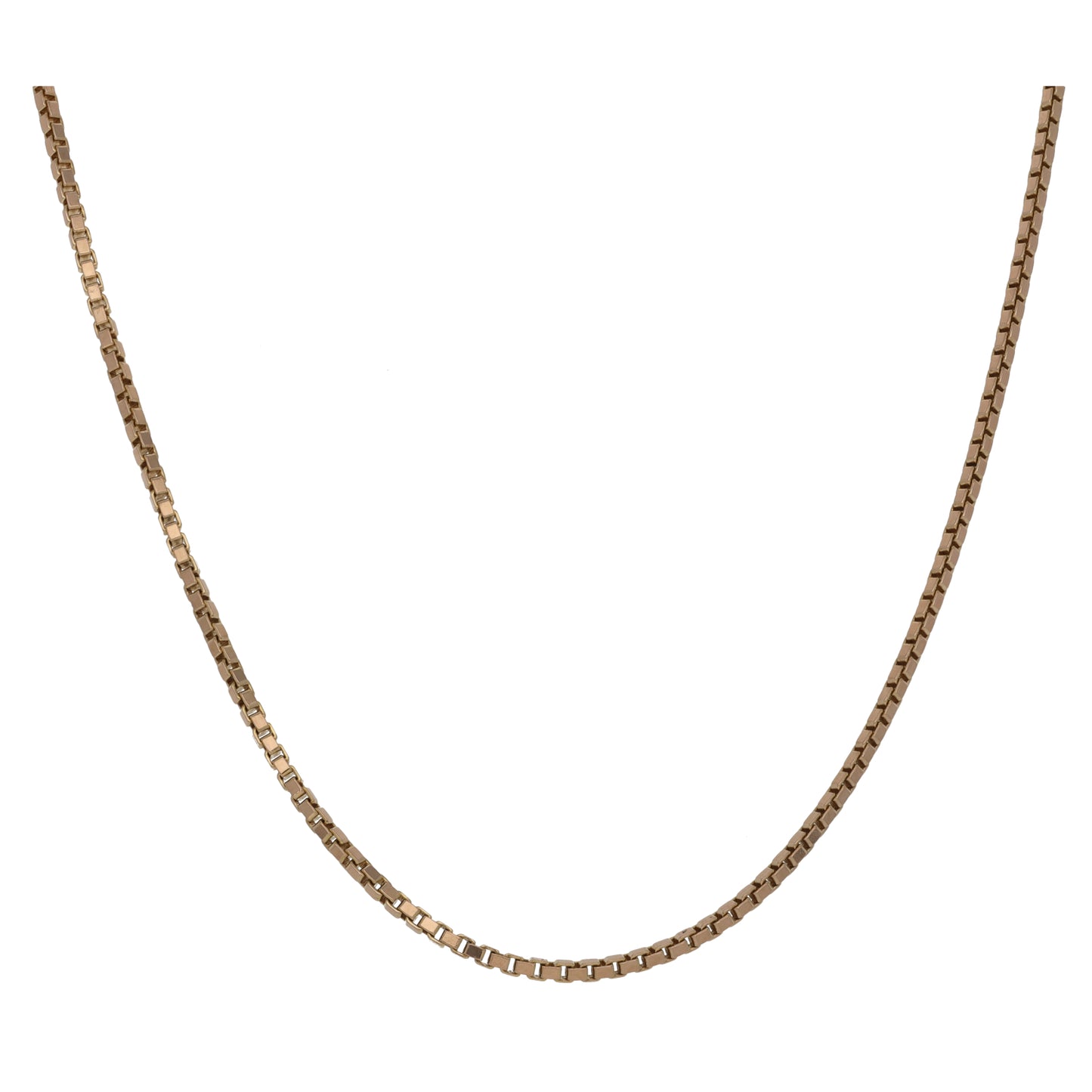 9ct Gold Box Chain 16"