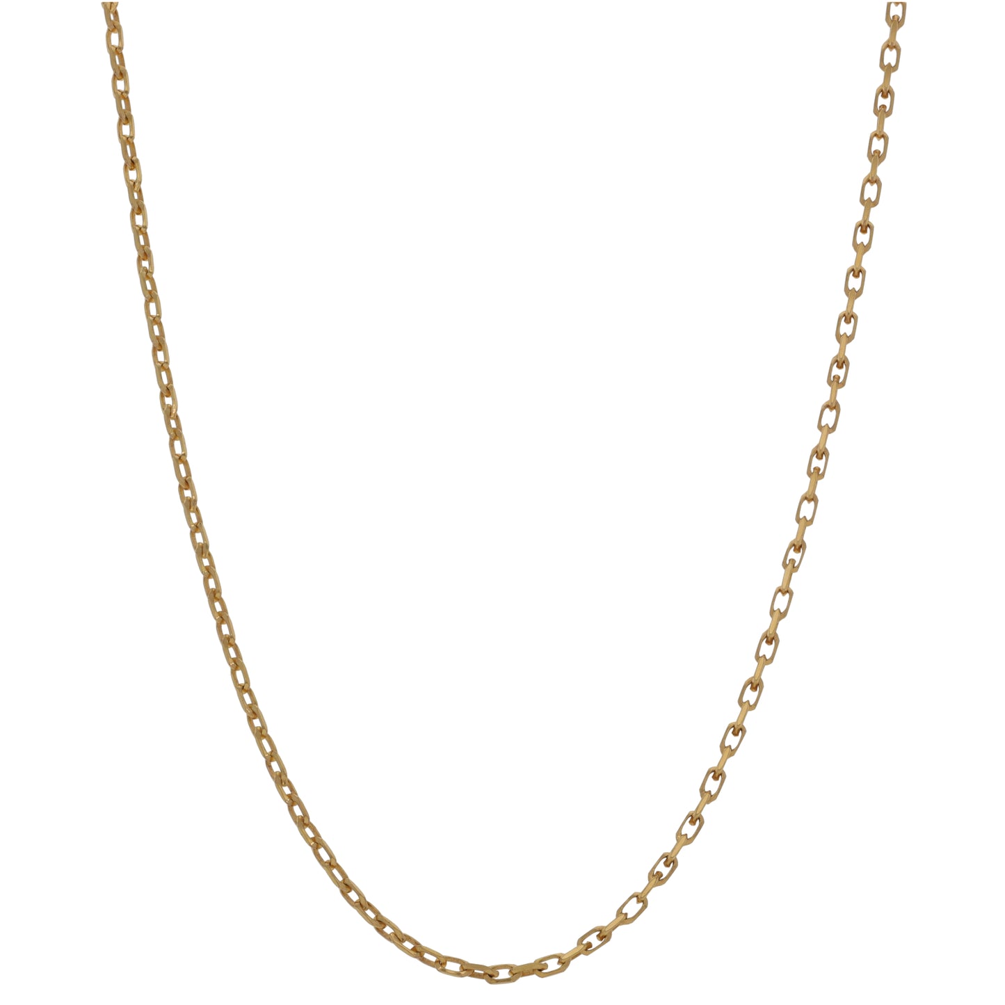 9ct Gold Belcher Chain 18"