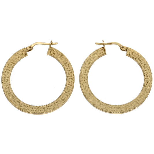 14ct Gold Hoop Earrings