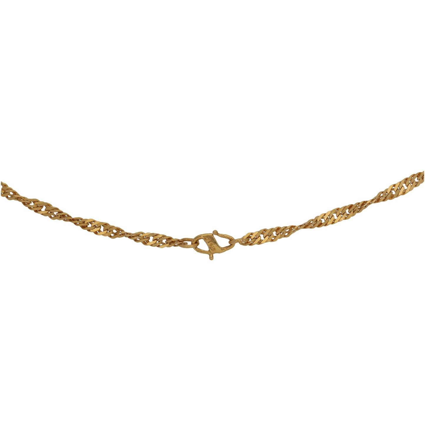 22ct Gold Singapore Chain 24"