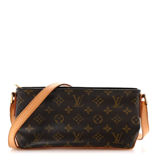 Louis Vuitton Trotteur Monogram Coated Canvas Bag - Brown