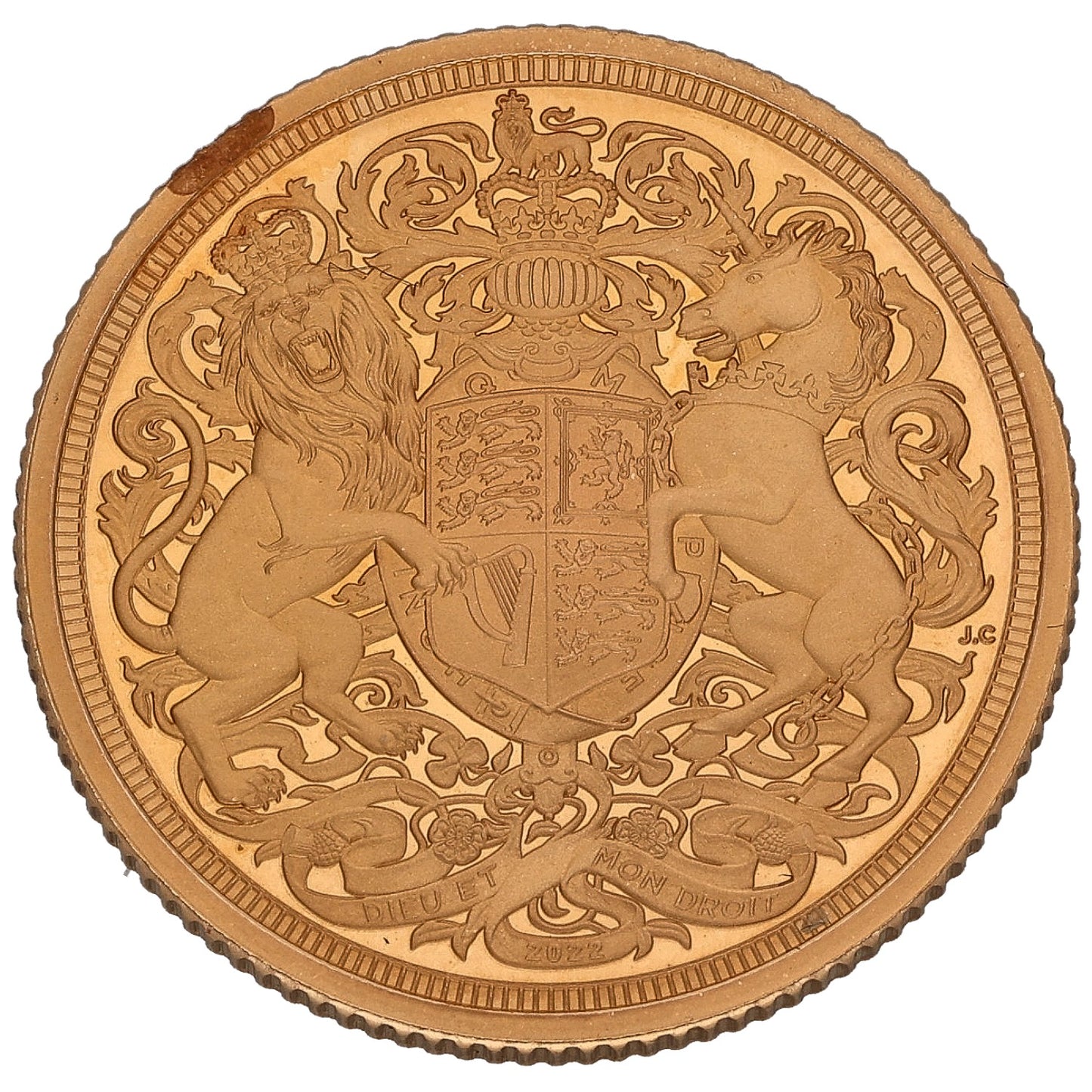 22ct Gold Queen Elizabeth II Memorial Full Sovereign Coin 2022