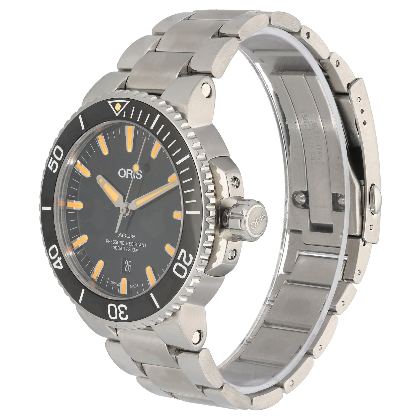 Oris Aquis 7730 43.5mm Stainless Steel Watch