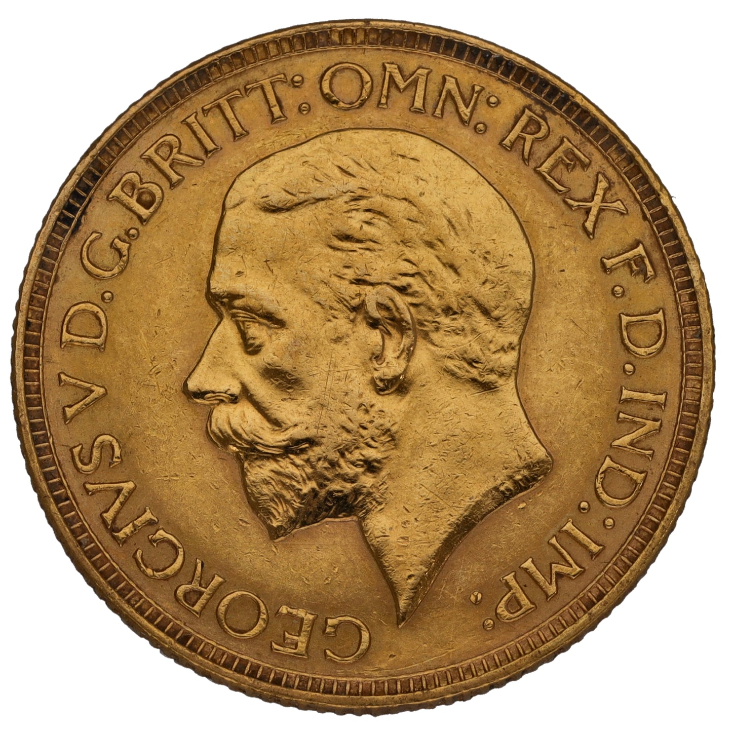 22ct Gold King George V Full Sovereign Coin 1929
