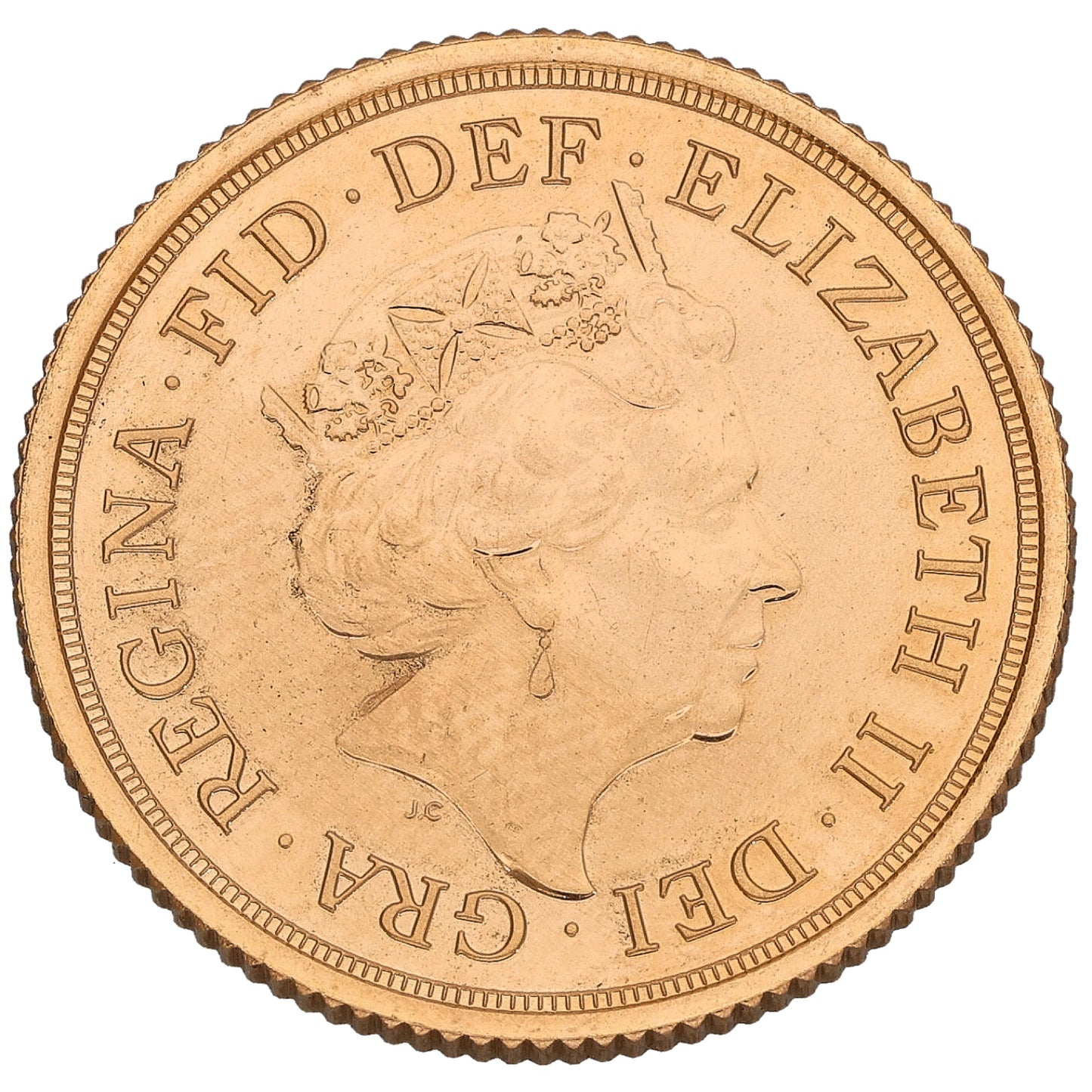 22ct Gold Queen Elizabeth II Full Sovereign Coin 2016