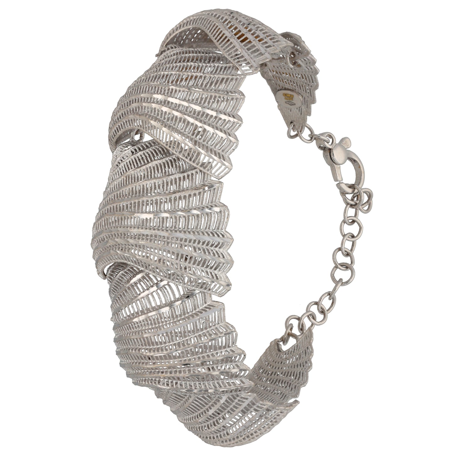 18ct White Gold Necklace, Earrings, Bracelet & Ring Set