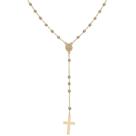 New 14ct Gold Rosary Chain 28"