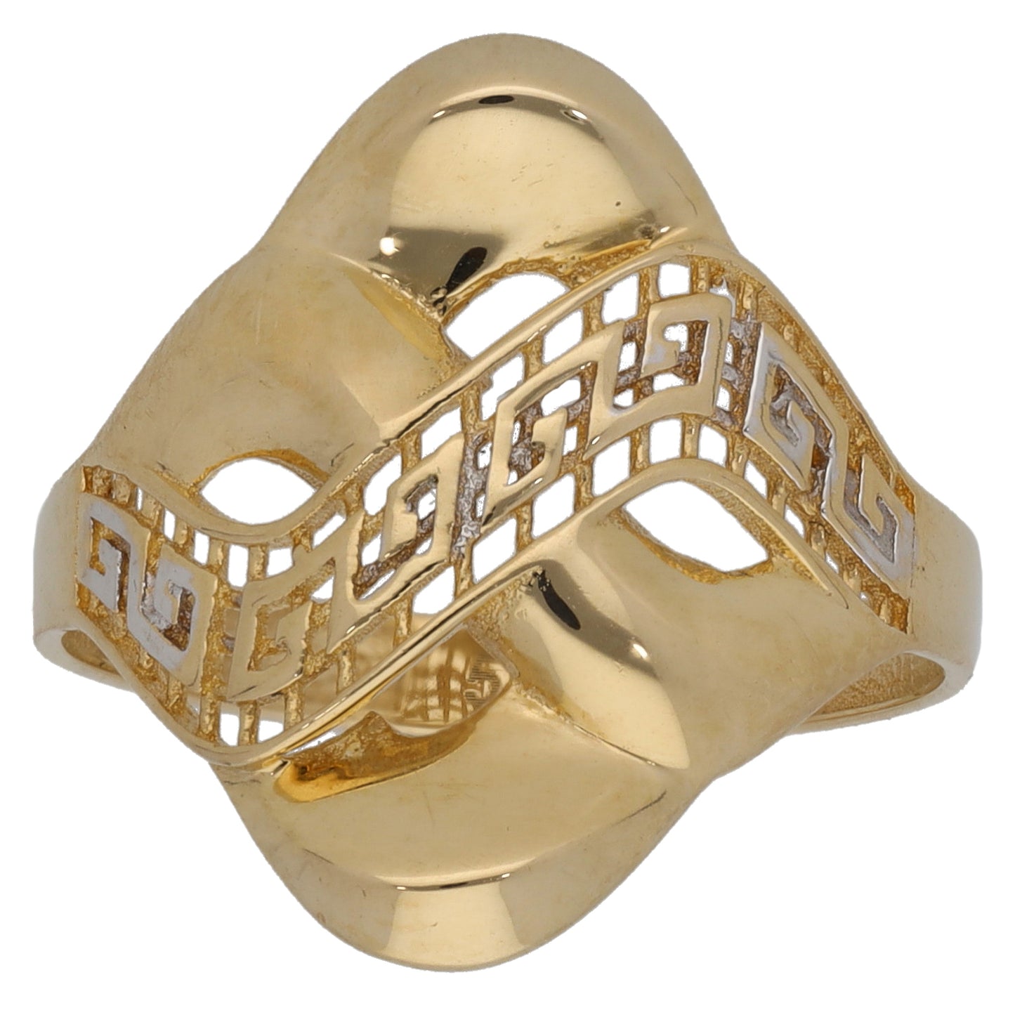 14ct Gold Alternative Ring Size P