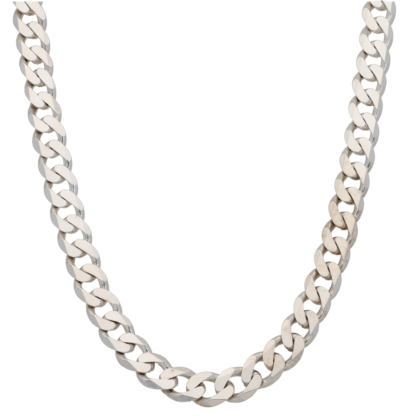 Silver Sterling Curb Chain 20"