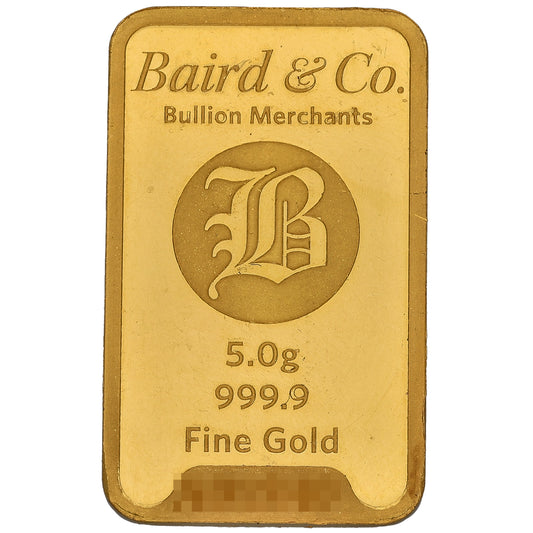 24ct 5g Gold Bar