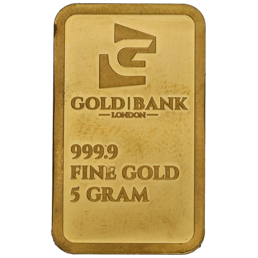 24ct 5g Gold Bar
