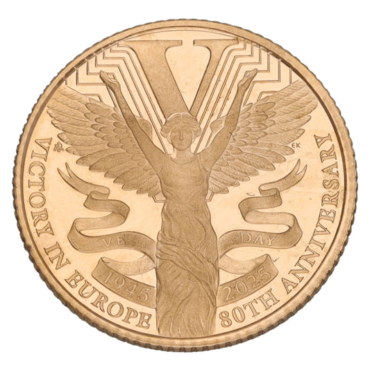 22ct Gold East India Trading Victory In Europe Half Sovereign Coin 2025