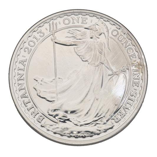 Fine Silver Queen Elizabeth II 1 OZ Britannia Coin 2013