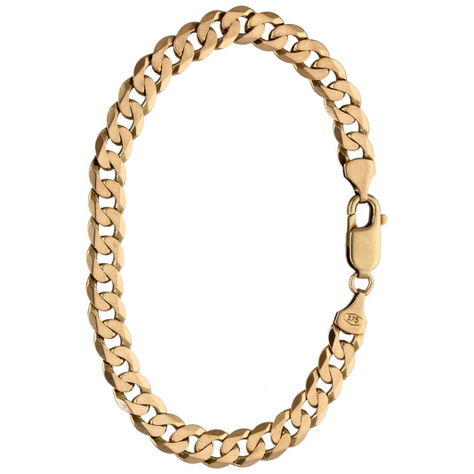 9ct Gold Curb Bracelet