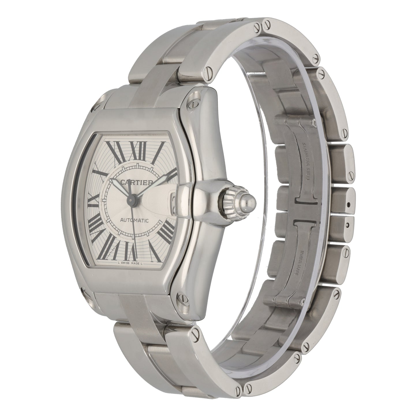 Cartier Roadster W62025V3 38mm Stainless Steel Watch