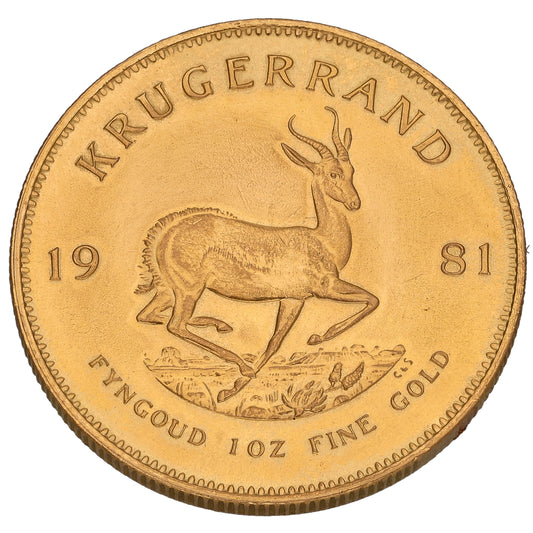 22ct Gold 1 OZ Krugerrand Coin 1981