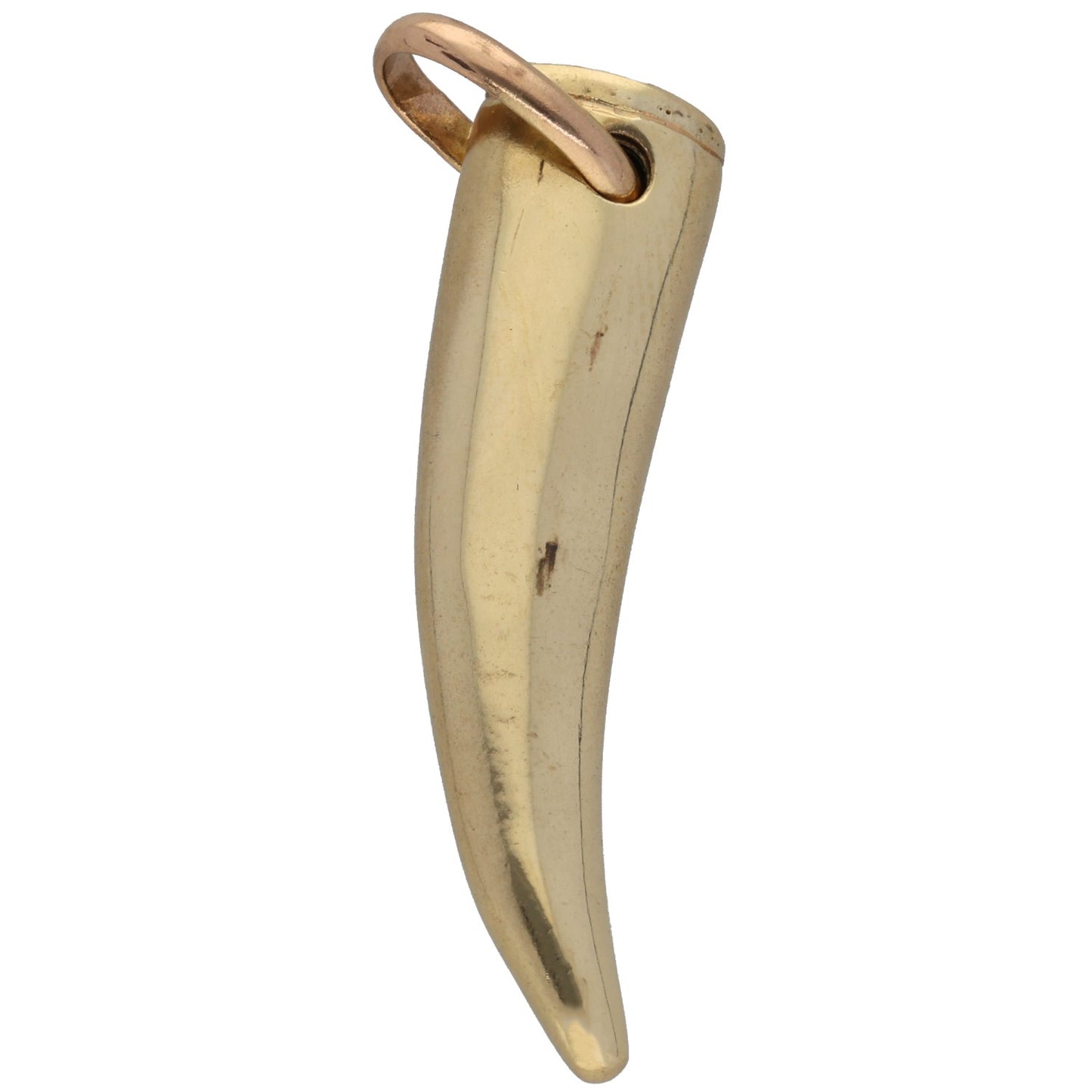 9ct Gold Horn Pendant