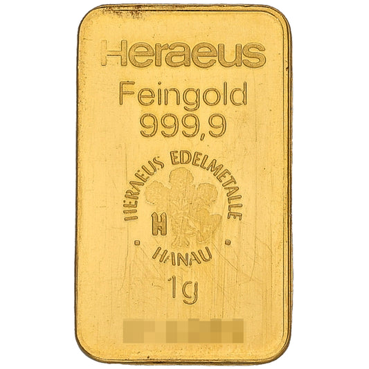 24ct 1g Gold Bar