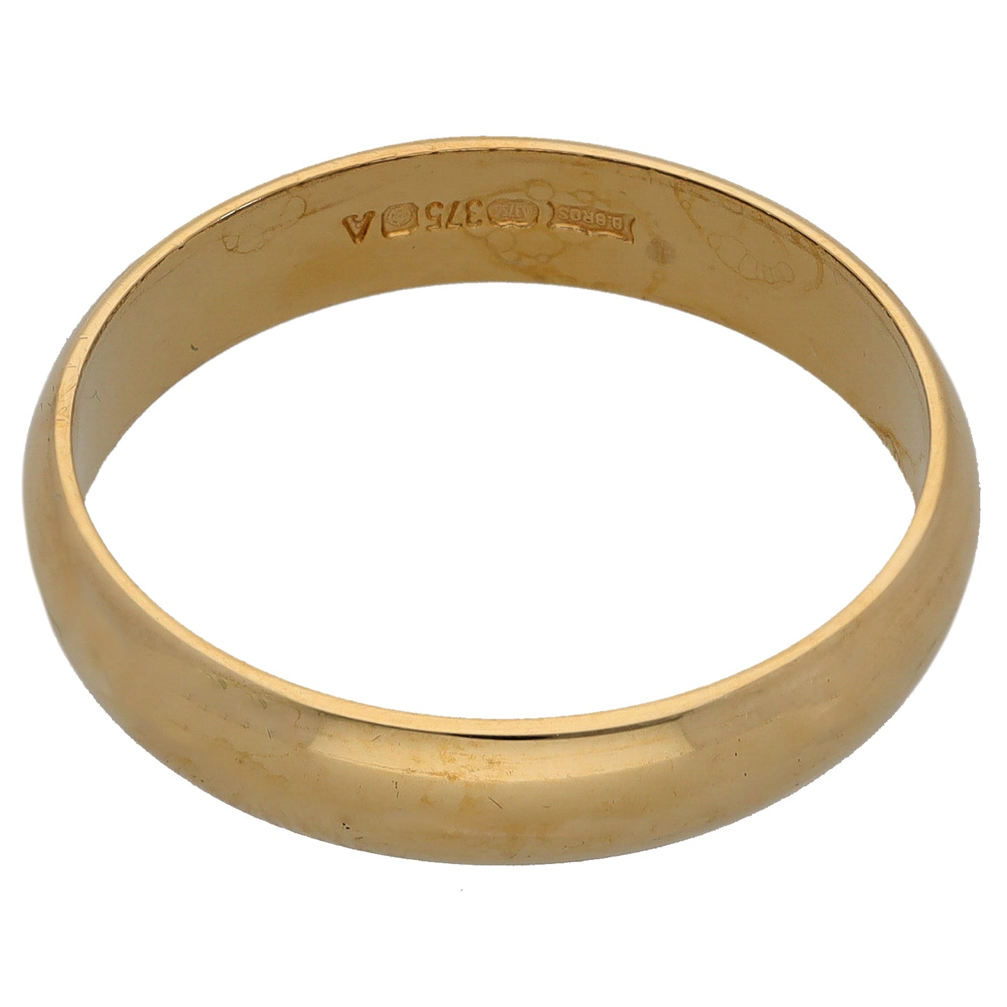 9ct Gold Plain Wedding Ring Size Y