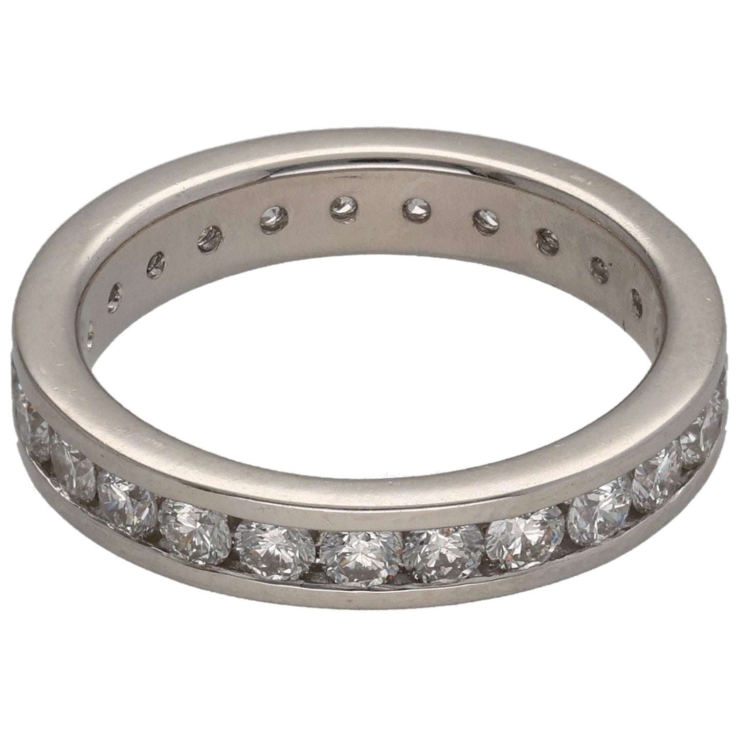 Platinum 1.25ct Diamond Eternity Ring Size K