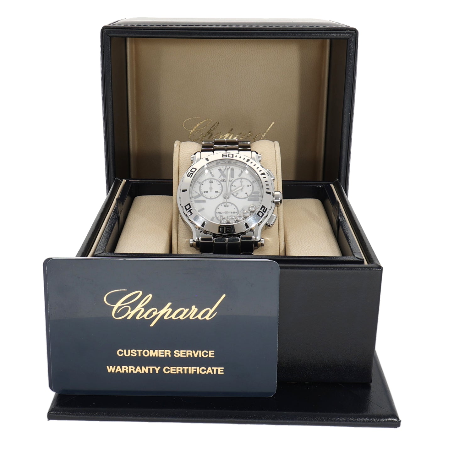 Chopard Happy Sport 8499 42mm Stainless Steel Watch