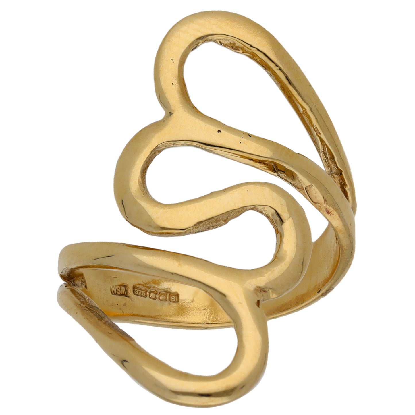 9ct Gold Alternative Ring Size P