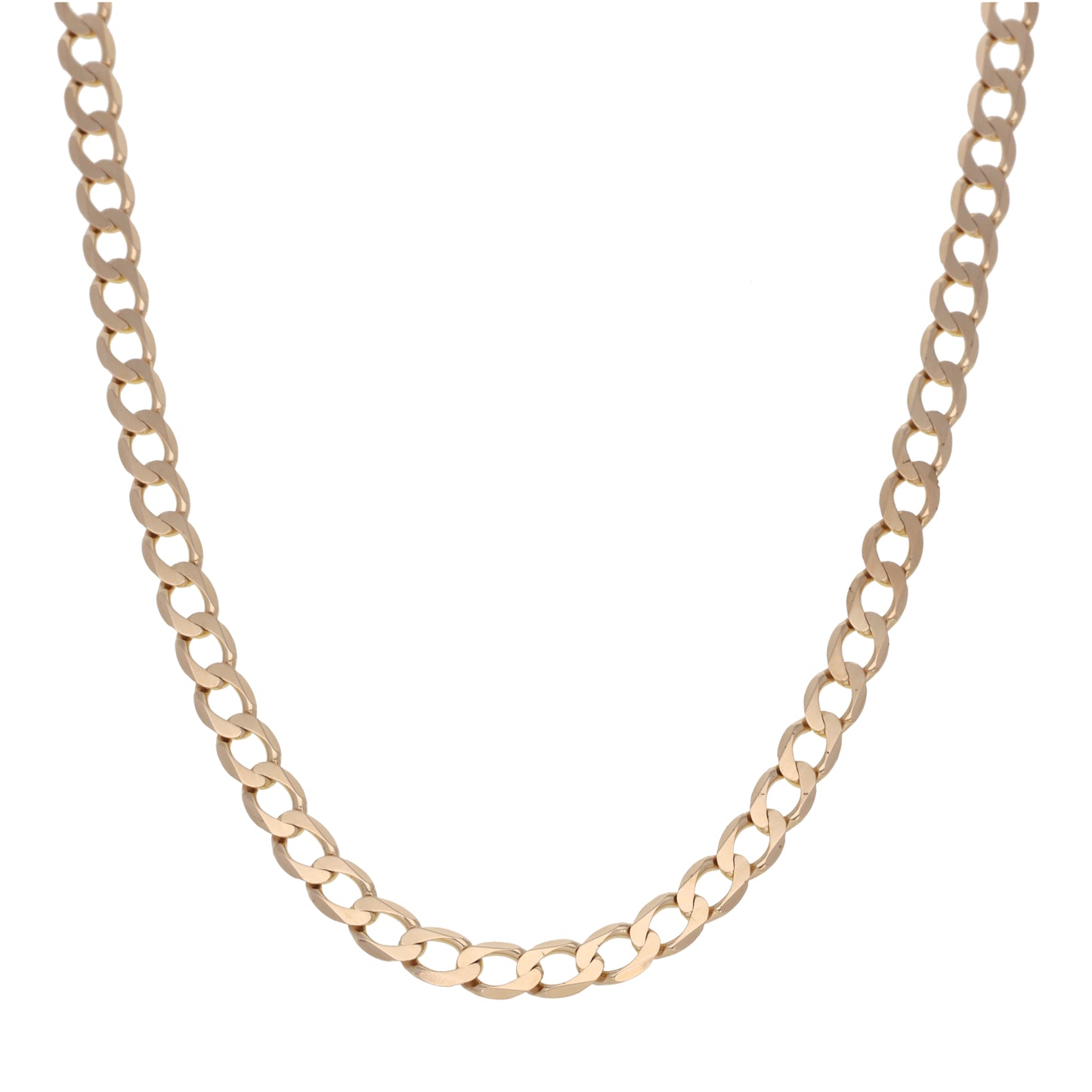 9ct Gold Curb Chain 26"