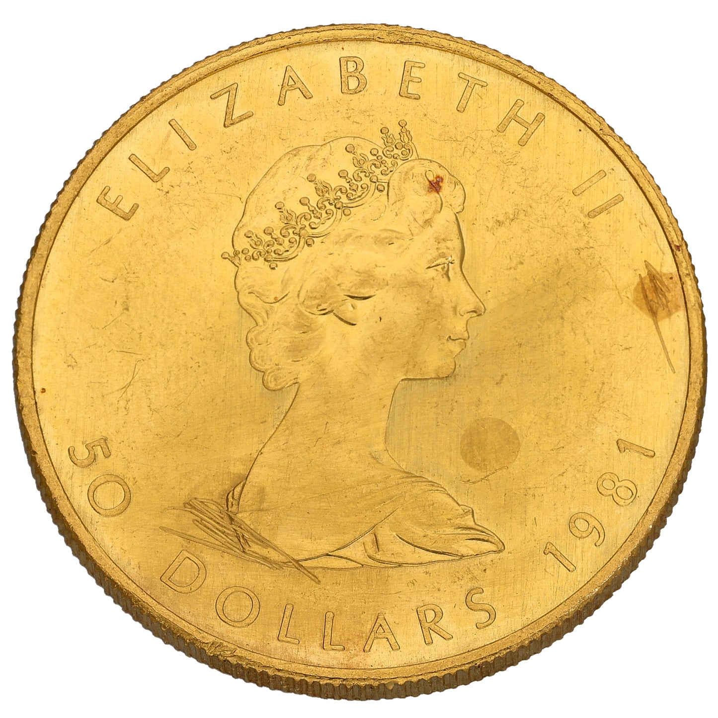 24ct Gold Canada Maple 1 OZ Coin 1981