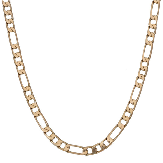 9ct Gold Figaro Chain 24"