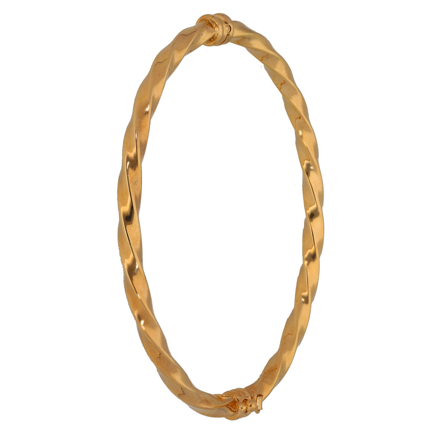 9ct Gold Hinged/Clasp Bangle