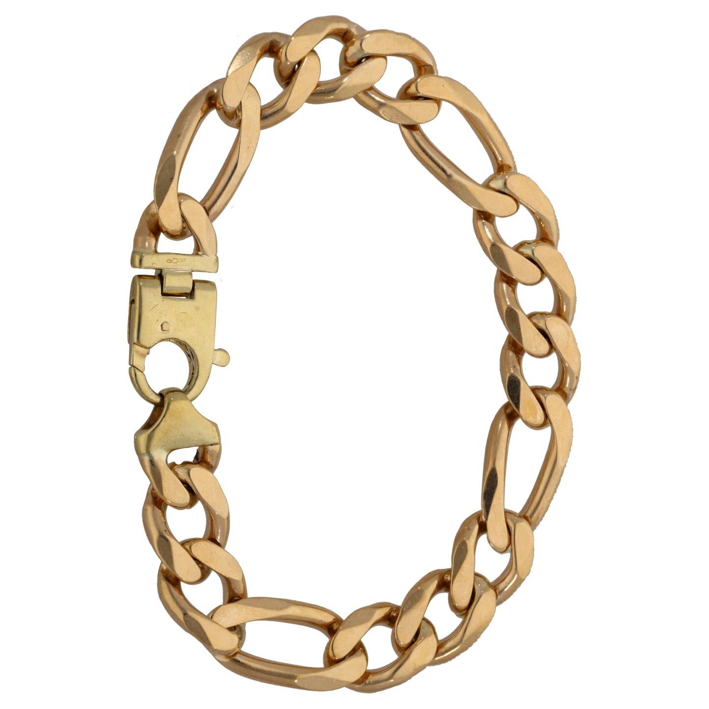 9ct Gold Figaro Bracelet