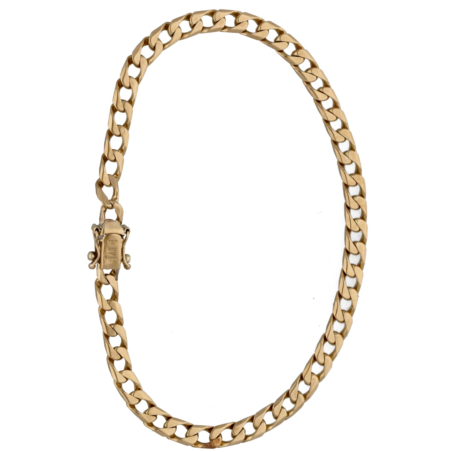 9ct Gold Curb Anklet