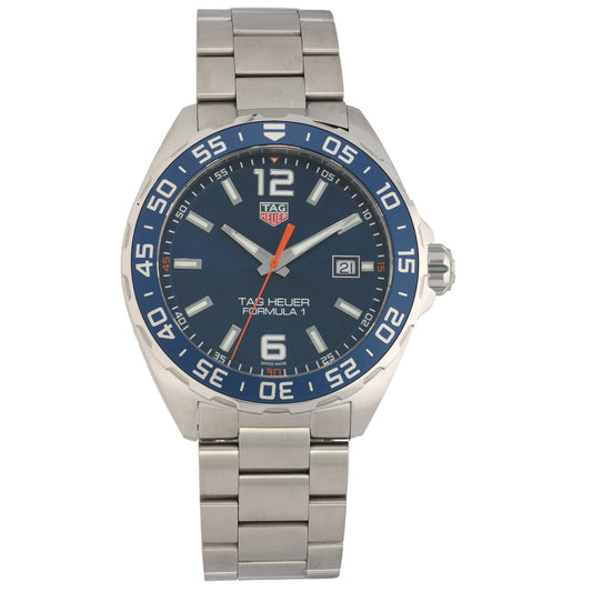 Tag Heuer Formula 1 WAZ1010 43mm Stainless Steel Watch