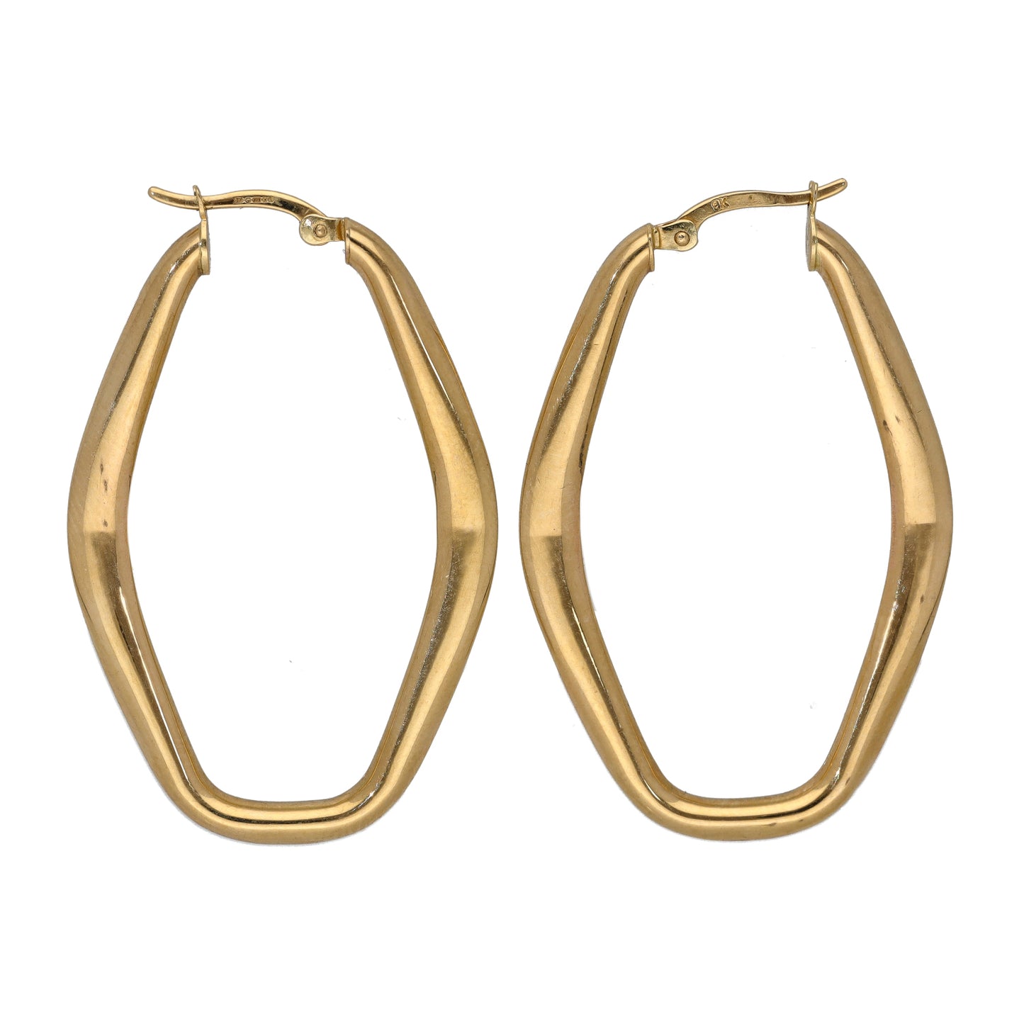 9ct Gold Creole Earrings