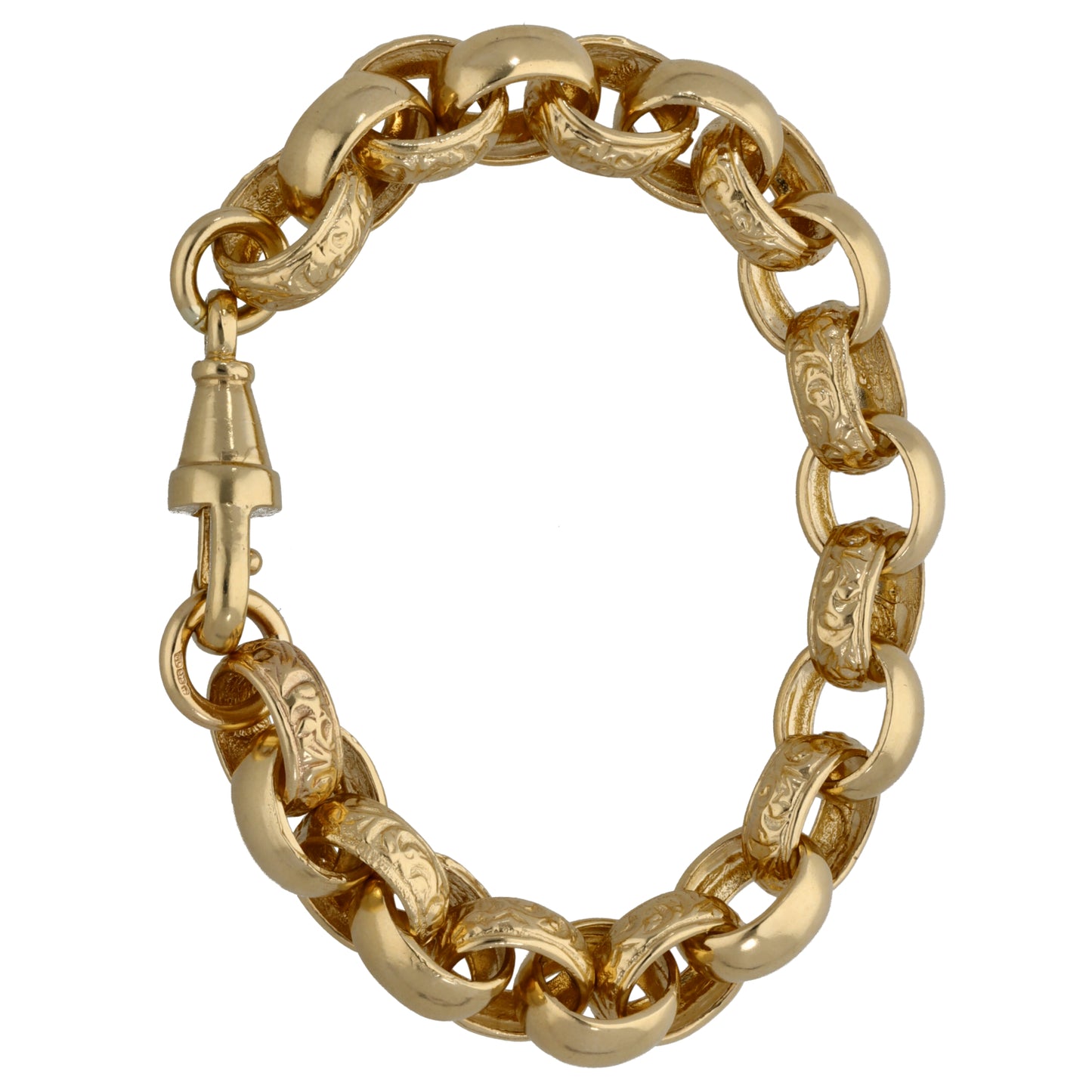 9ct Gold Belcher Bracelet