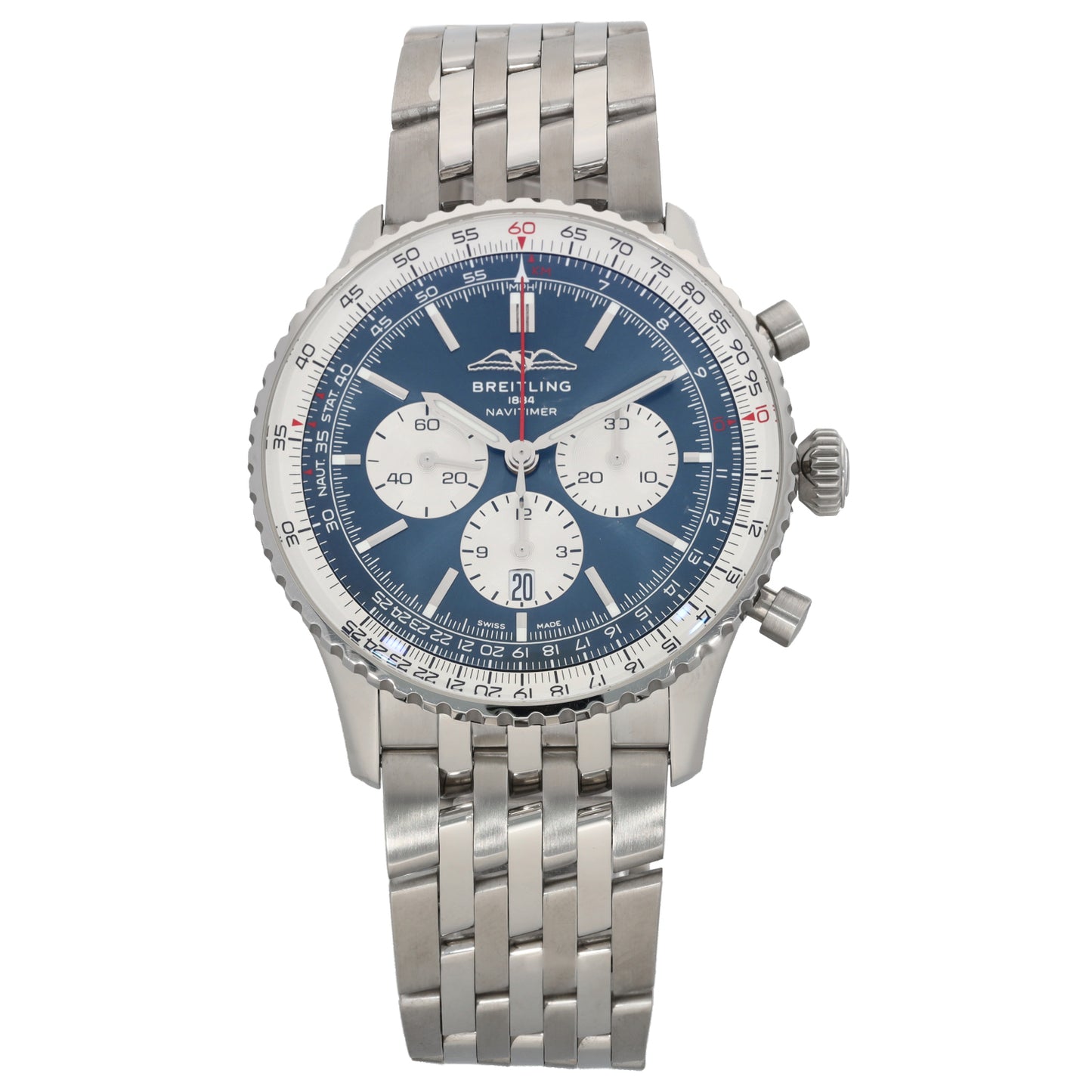 Breitling Navitimer B01 AB0137 46mm Stainless Steel Watch