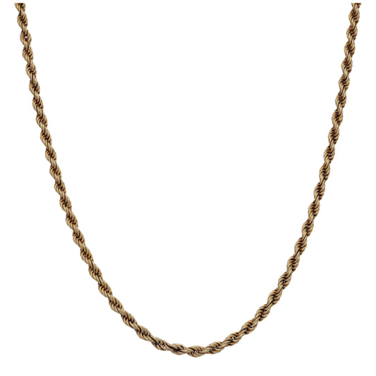 9ct Gold Rope Chain 17"