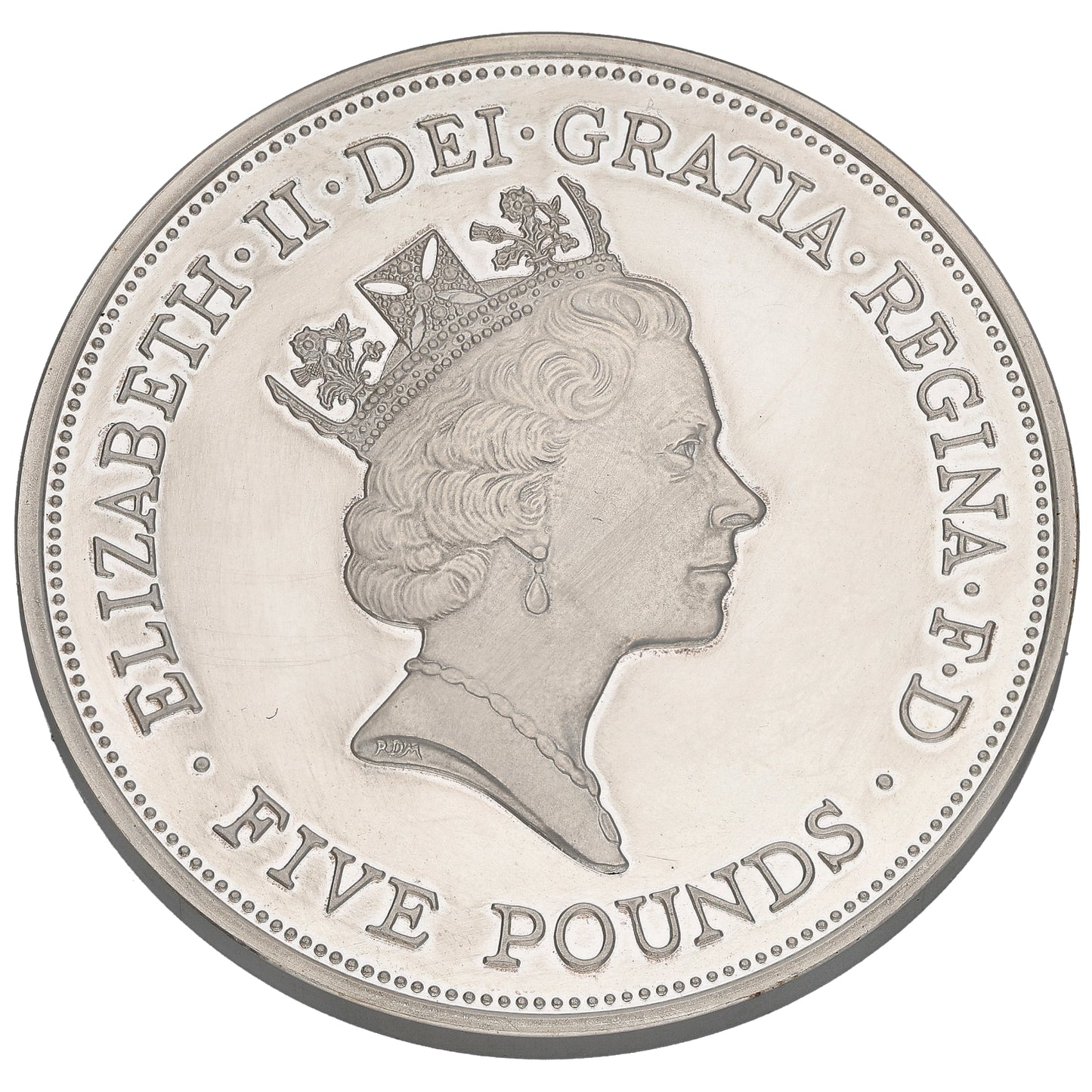 Sterling Silver 60th Anniversary Of The Coronation 5 Pounds Coin 2013