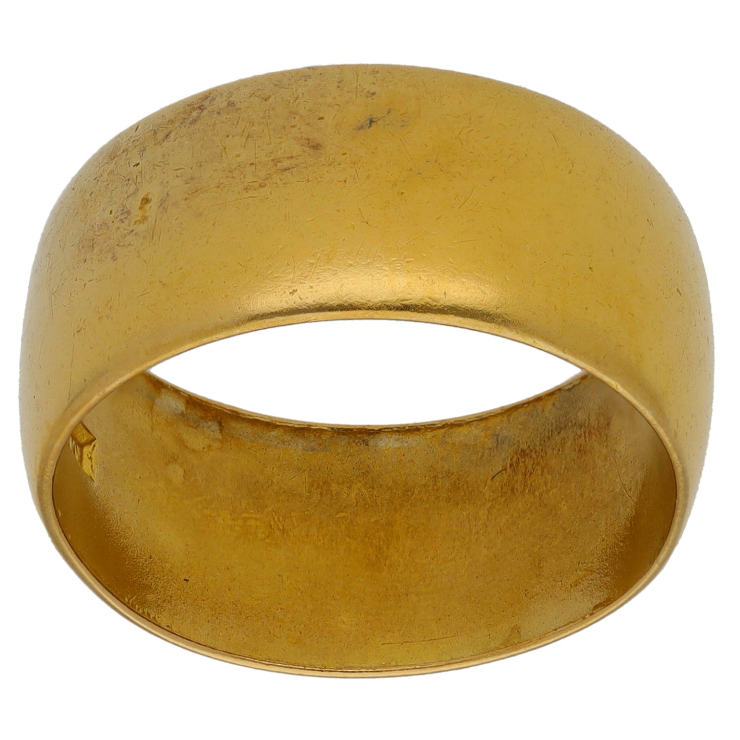 22ct Gold Plain Wedding Ring Size P