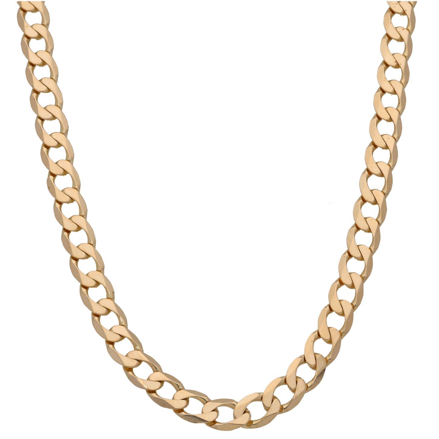 9ct Gold Curb Chain 22"