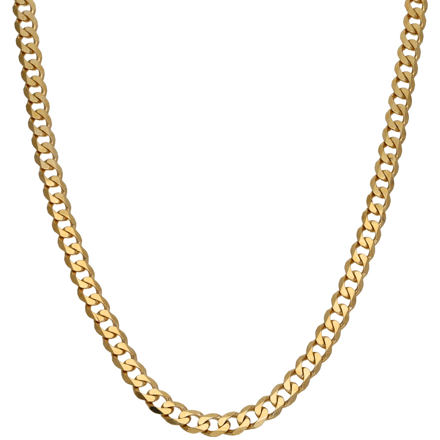 9ct Gold Curb Chain 24"